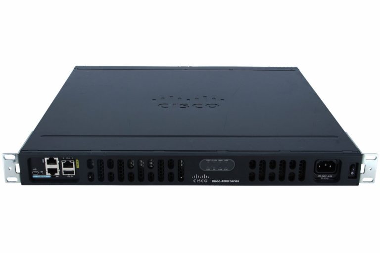 Маршрутизатор Cisco ISR4331/K9 ISR 4331 (3GE, 2NIM, 1SM, 4G FLASH, 4G DRAM, IPB)