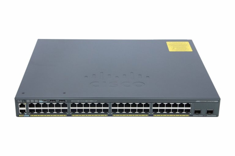 Коммутатор Cisco WS-C2960X-48LPS-L Catalyst 2960-X 48 GigE PoE 370W, 4 x 1G SFP, LAN Base